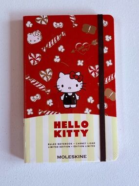 Moleskine Hello Kitty Red and White Candy Motif Notebook
